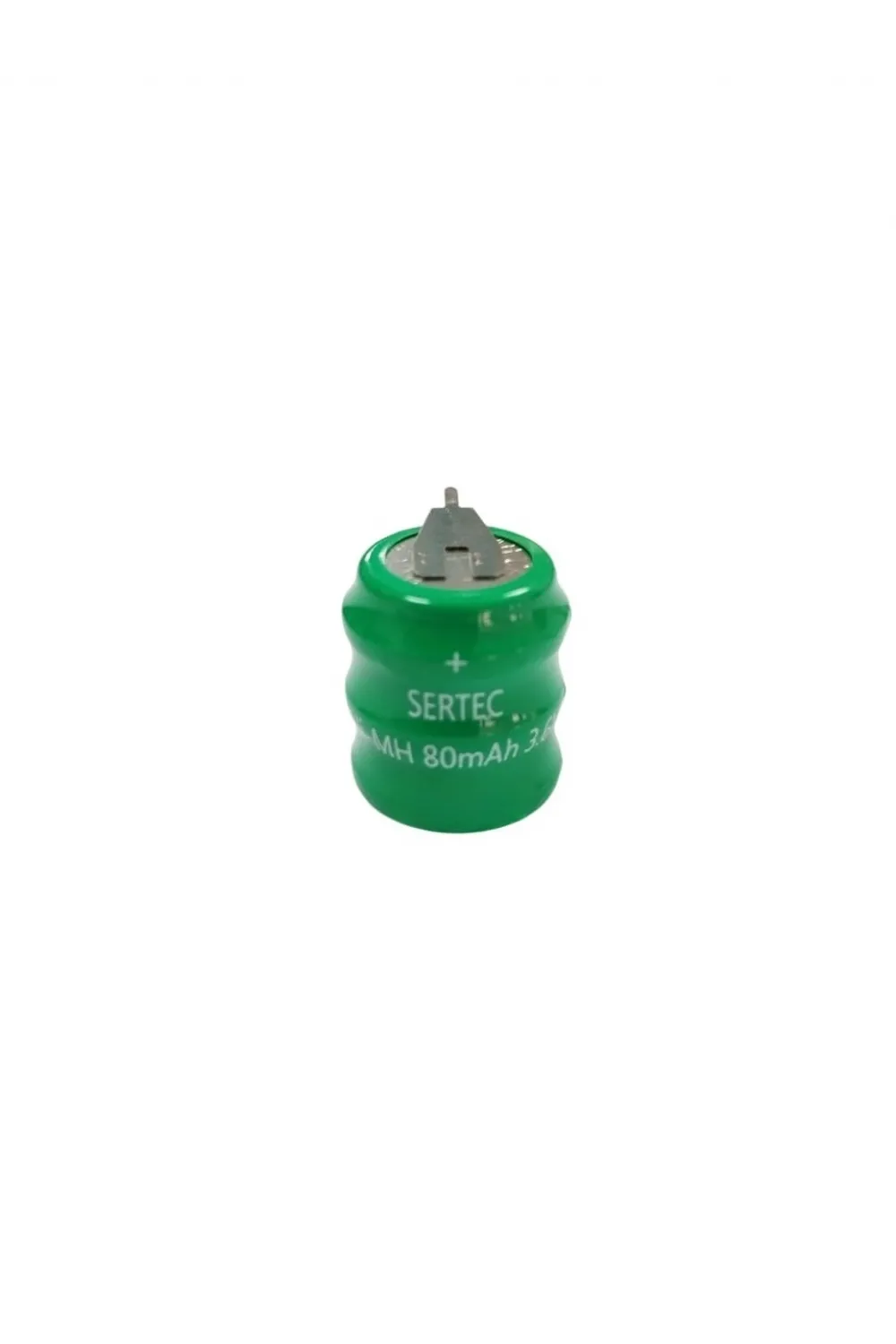 Sertec - 3.6v 3s1p 80 Mah 2 Pin Nı-mh Buton Pil