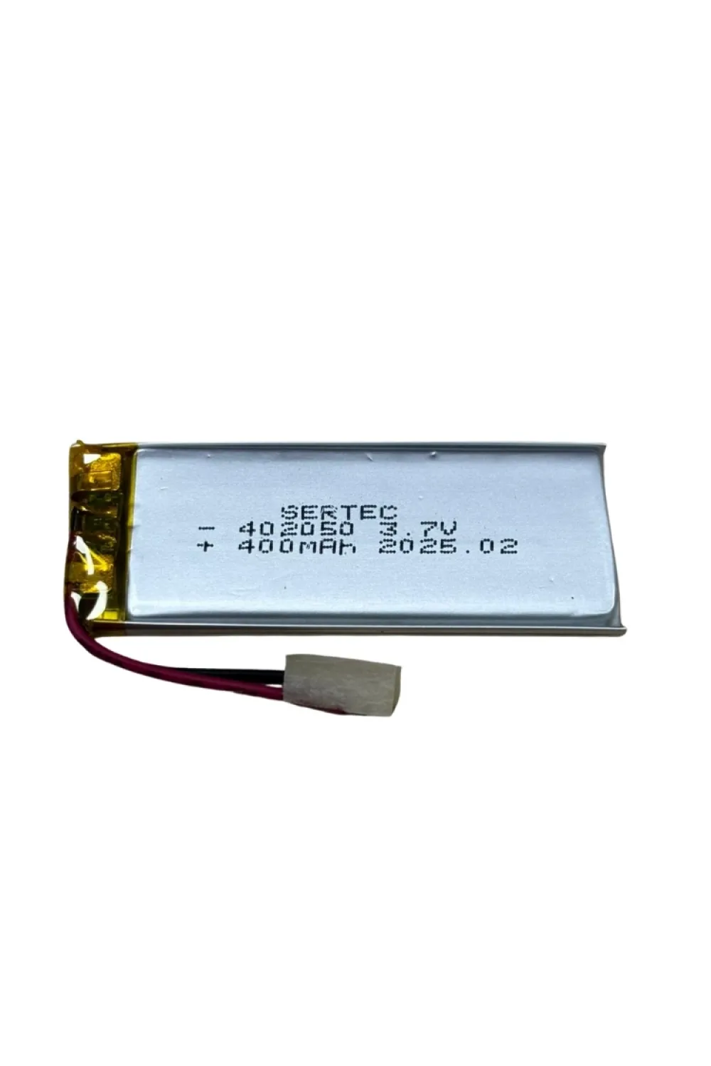 Sertec 402050 3.7v 400mah Li-polymer Pil (devreli/1.5a)