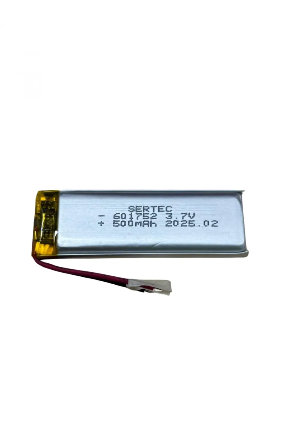 Sertec 601752 3.7v 500 Mah Li-polymer Pil (devreli/1.5a)