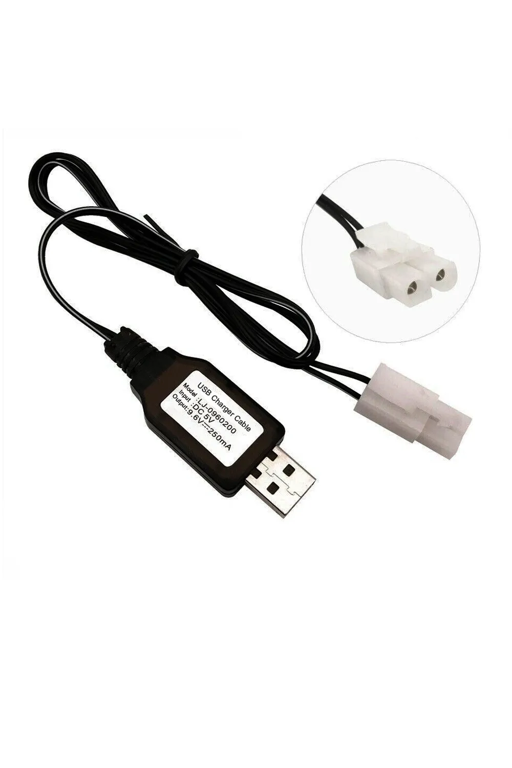 Sertec 9.6v Nı-cd / Nı-mh Oyuncak Bataryası Usb Şarj Kablosu