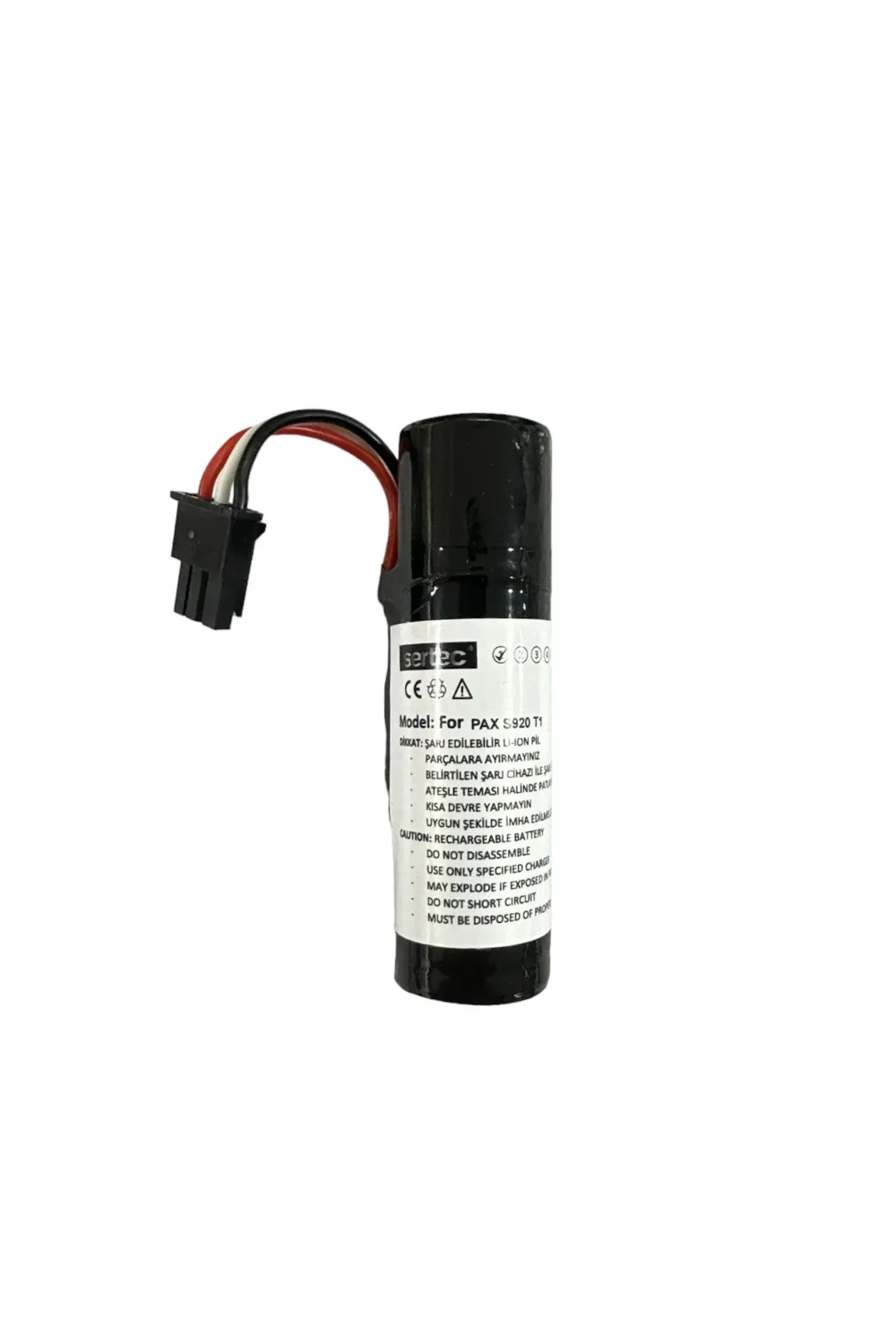 Sertec - Pax S920 Pos Uyumlu Batarya
