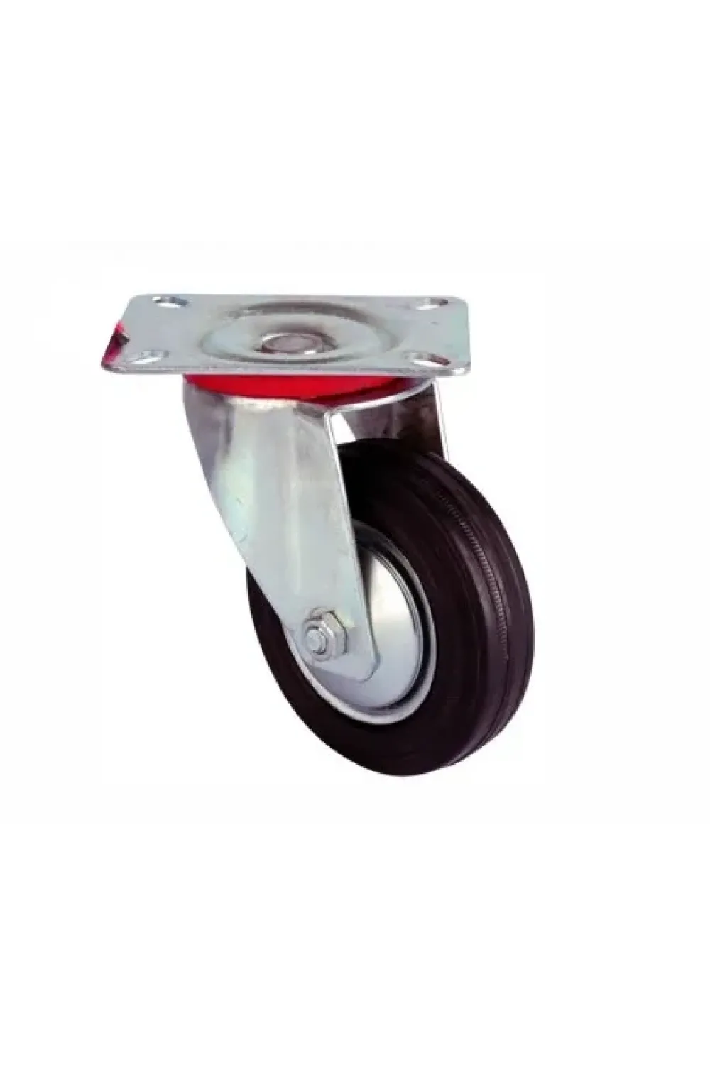 Servis Tekeri - Tablalı Siyah Döner - Çap 125 Mm