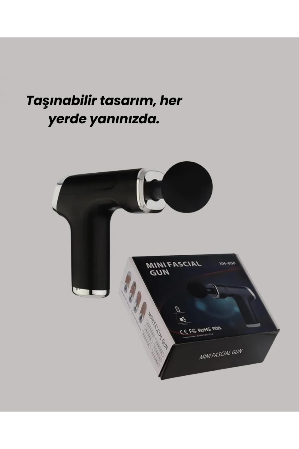 Sessiz Çalışan Taşınabilir Kas Masaj Aleti