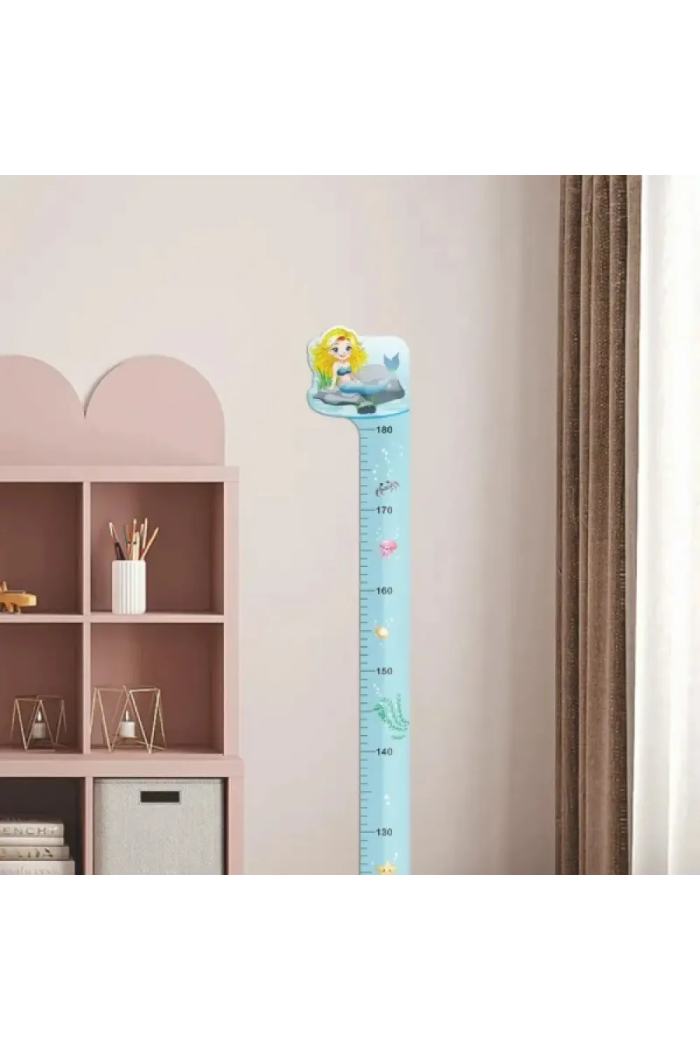 Sevimli Deniz Kızı Boy Ölçüsü Sticker