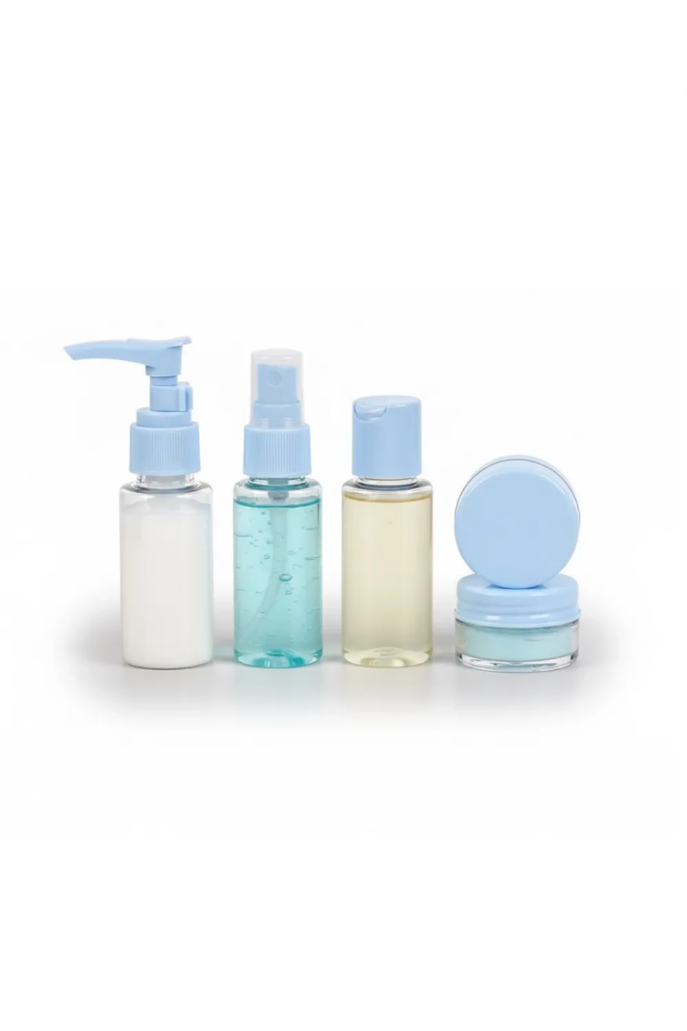 Seyahat İçin 5’li Şeffaf Dolum Şişesi Seti 30 Ml