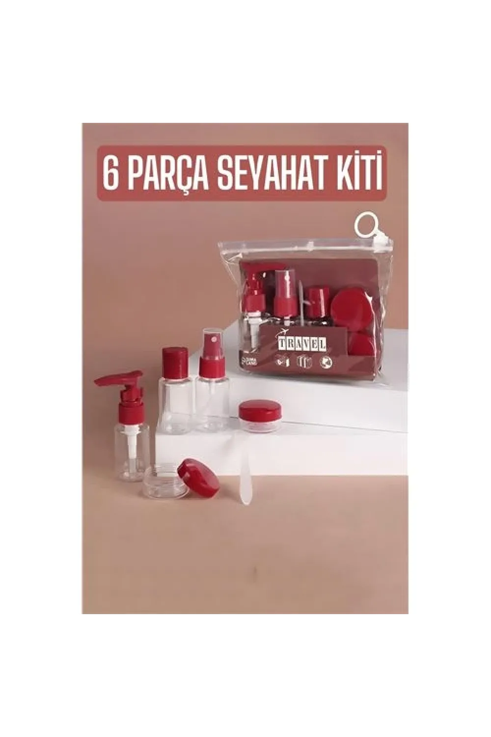 Seyahat Kiti Boş Şişe Seyahat Seti 6 Parça 720753
