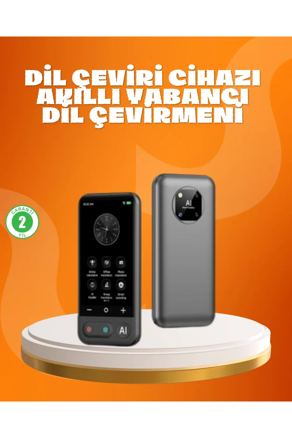 Seyahat Ve İş İçin Çok Dilli Taşınabilir Çeviri Makinesi