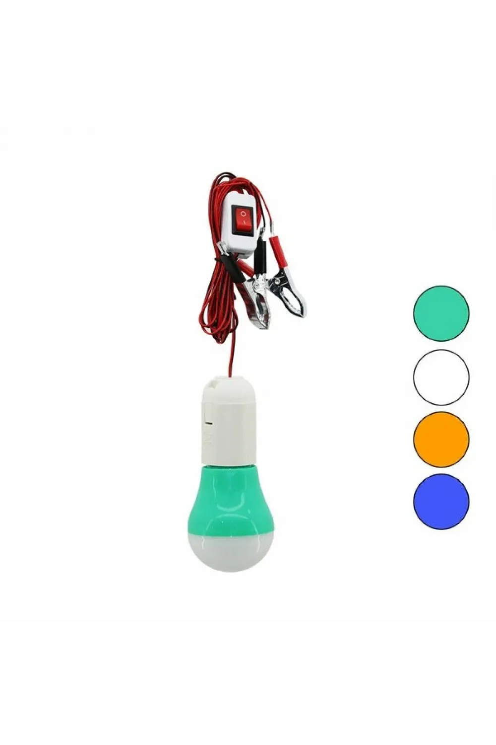Seyyar - Led Lamba Akü Takviye Kablolu= 4mt 12v - 5w