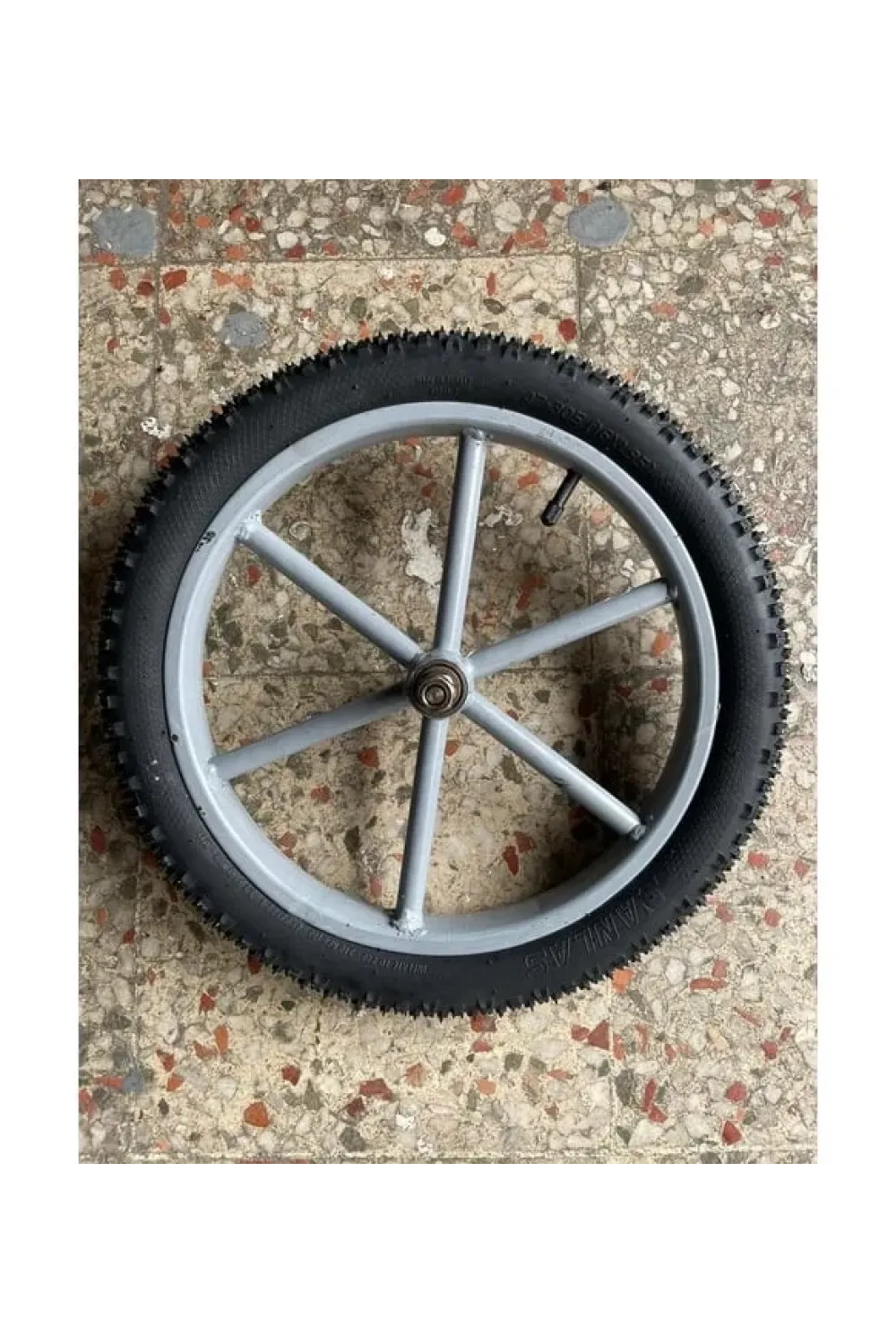 Seyyar Tezgah / Araba Tekerleği 40 Cm  - Borulu Jant (jant Boyu:30 Cm)