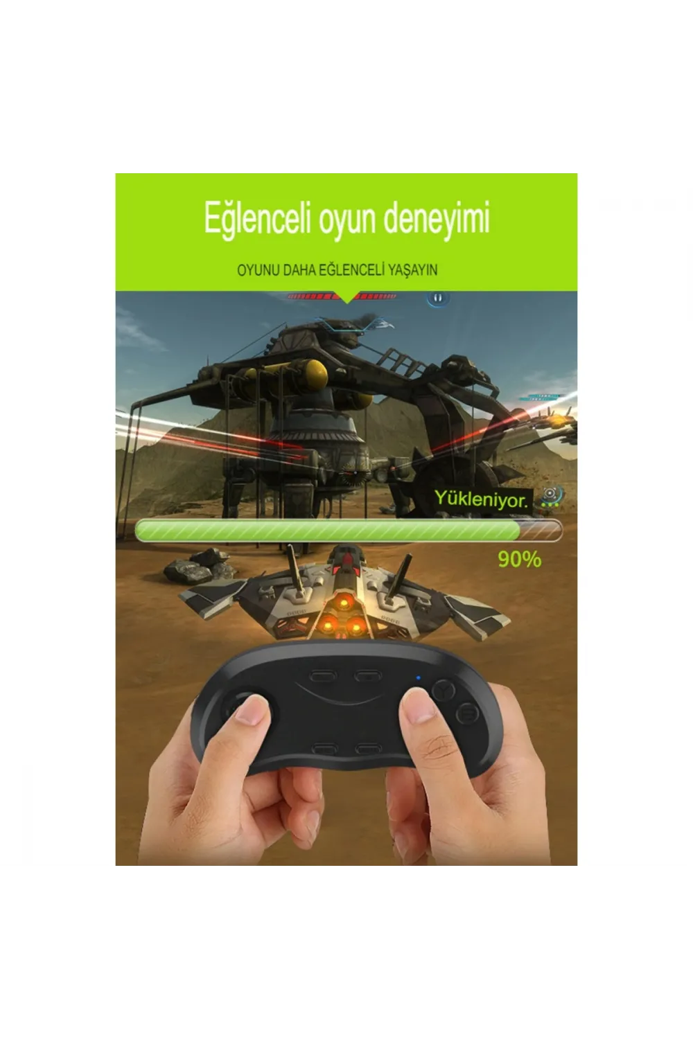 Shinecon Sc-b01 Sanal Gerçeklik Gözlüğü Kumandası - Siyah