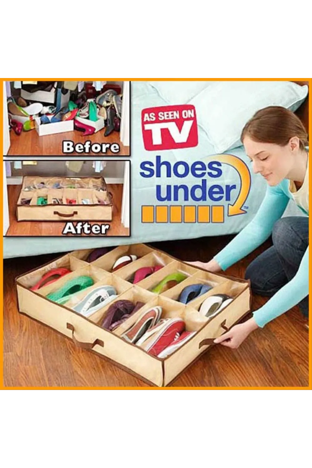 Shoes Under (portatif Ayakkabı Saklama Hurcu)