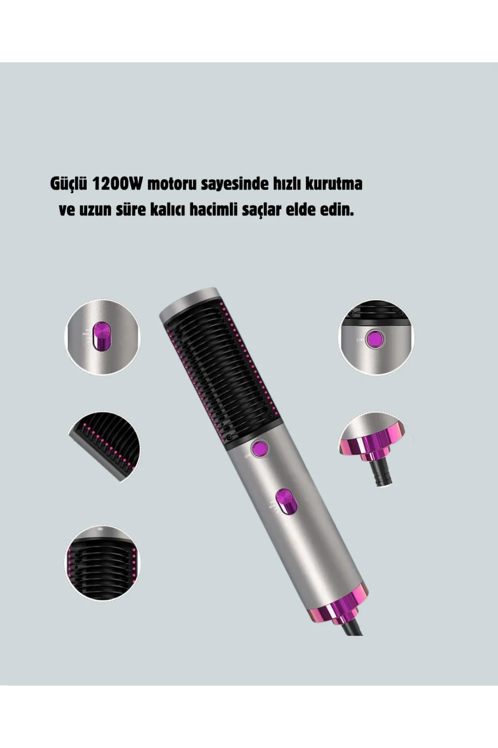 Sıcak Hava Fırçası – Saç Kurutma, Düzleştirme Ve Şekillendirme