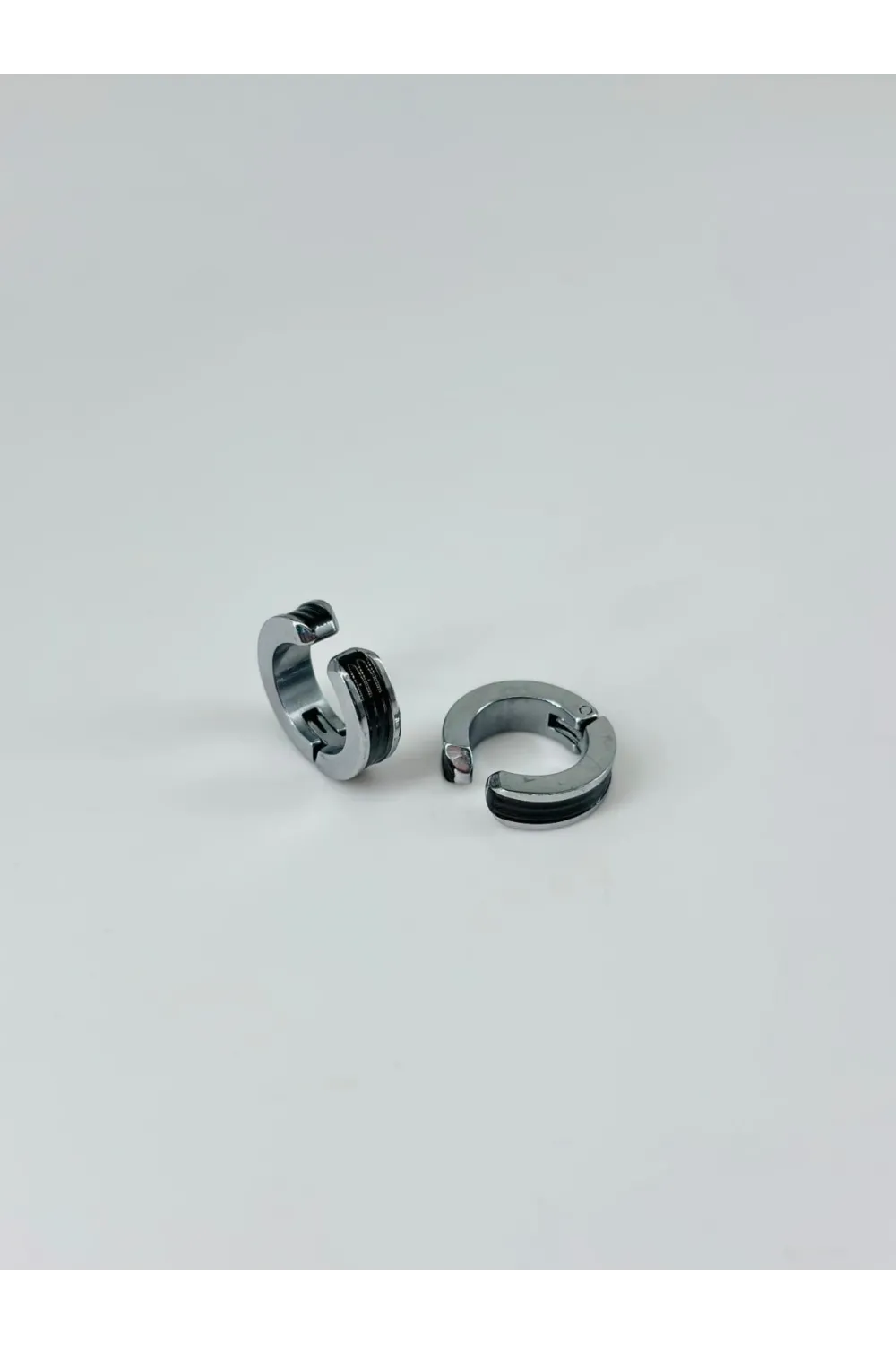 Sıkıştırma Çelik Erkek Küpe - Ekp0037
