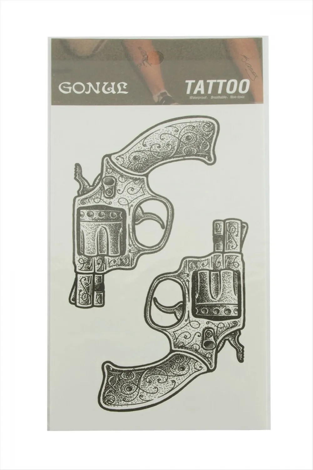 Silah Tattoo Dövme Sticker