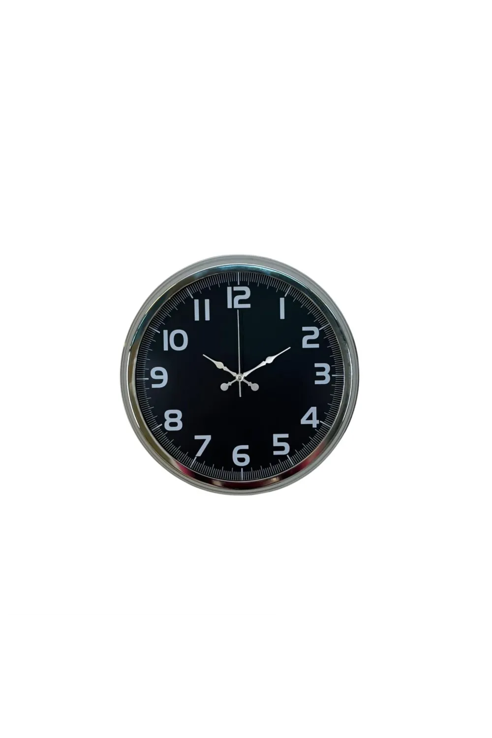 Silver Shadow 40 Cm Metal Duvar Saati