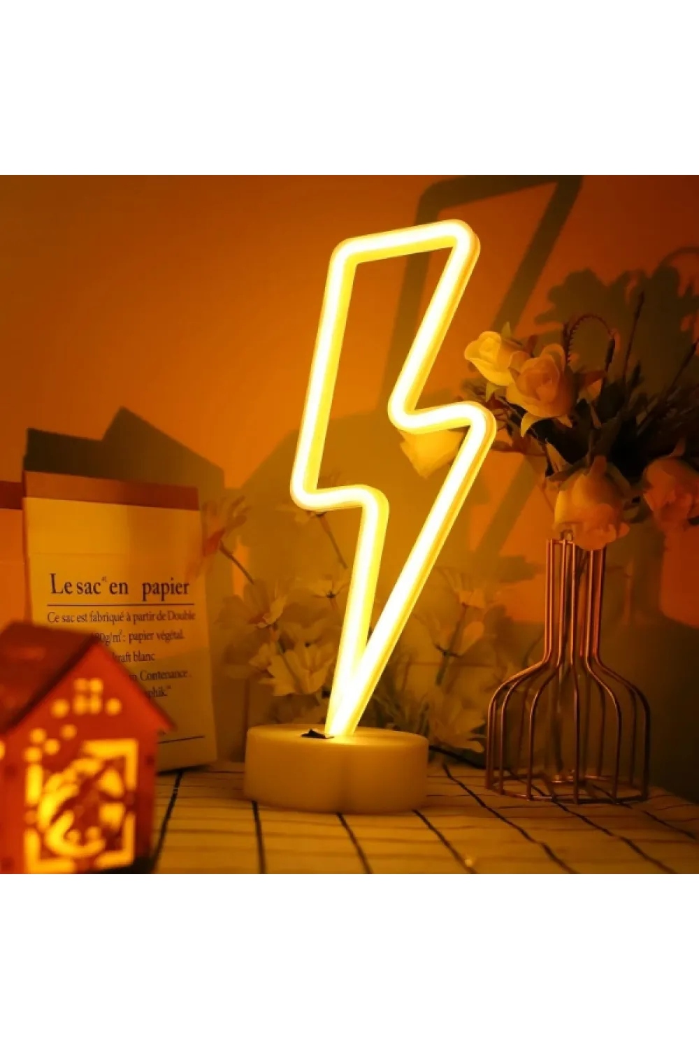 Şimşek Neon LED Lamba