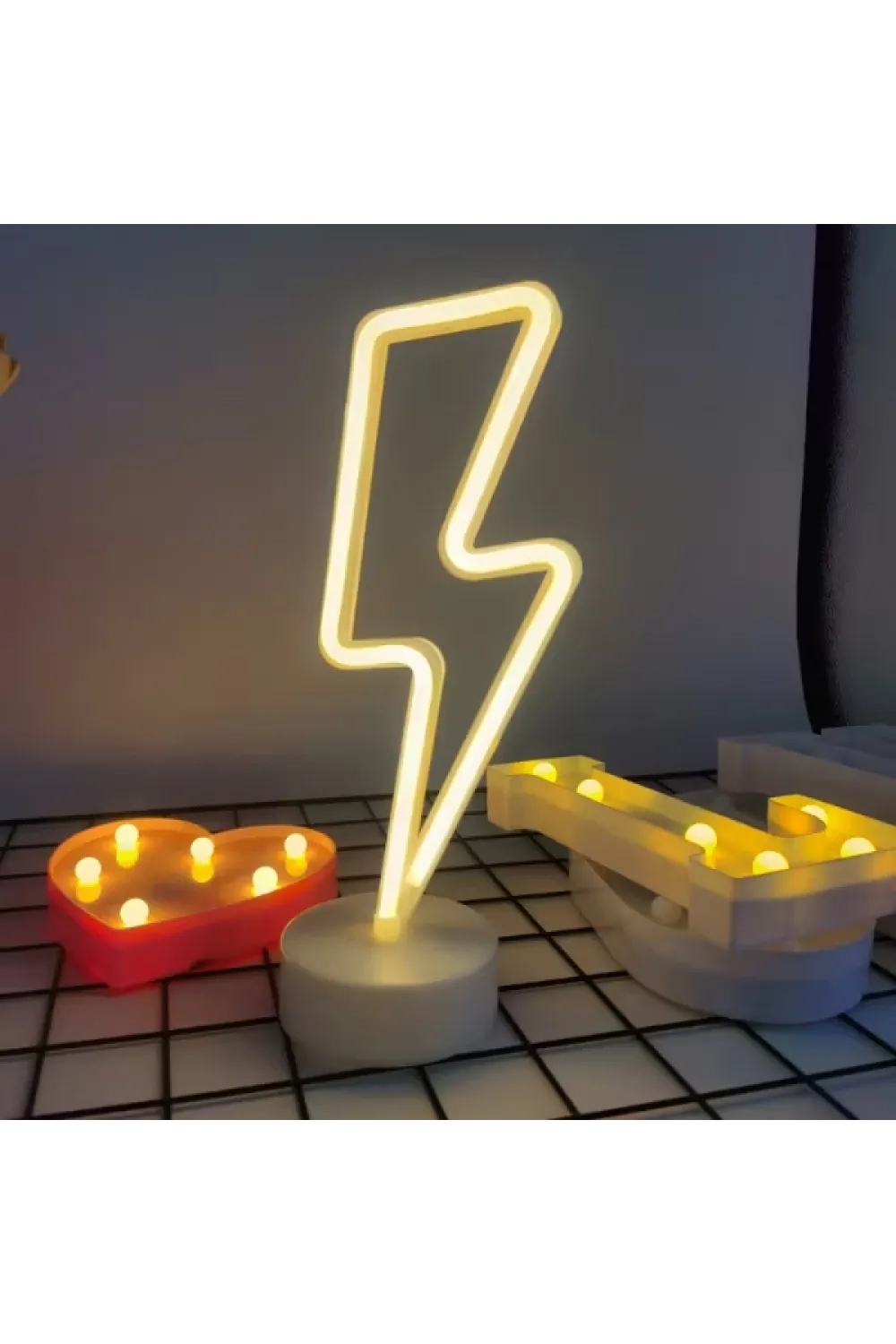 Şimşek Neon LED Lamba