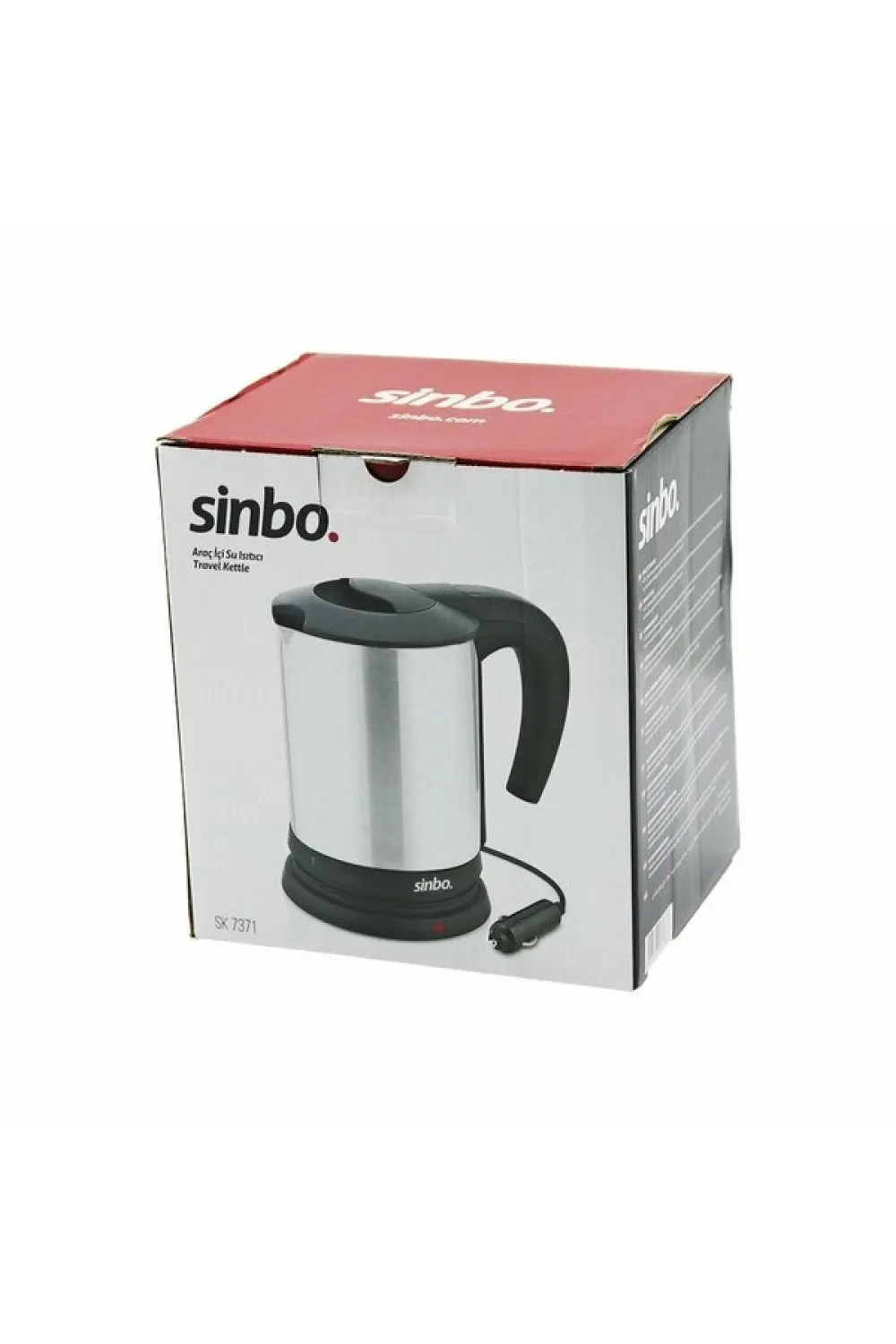 Sinbo Araç İçi Kettle Paslanmaz Çelik