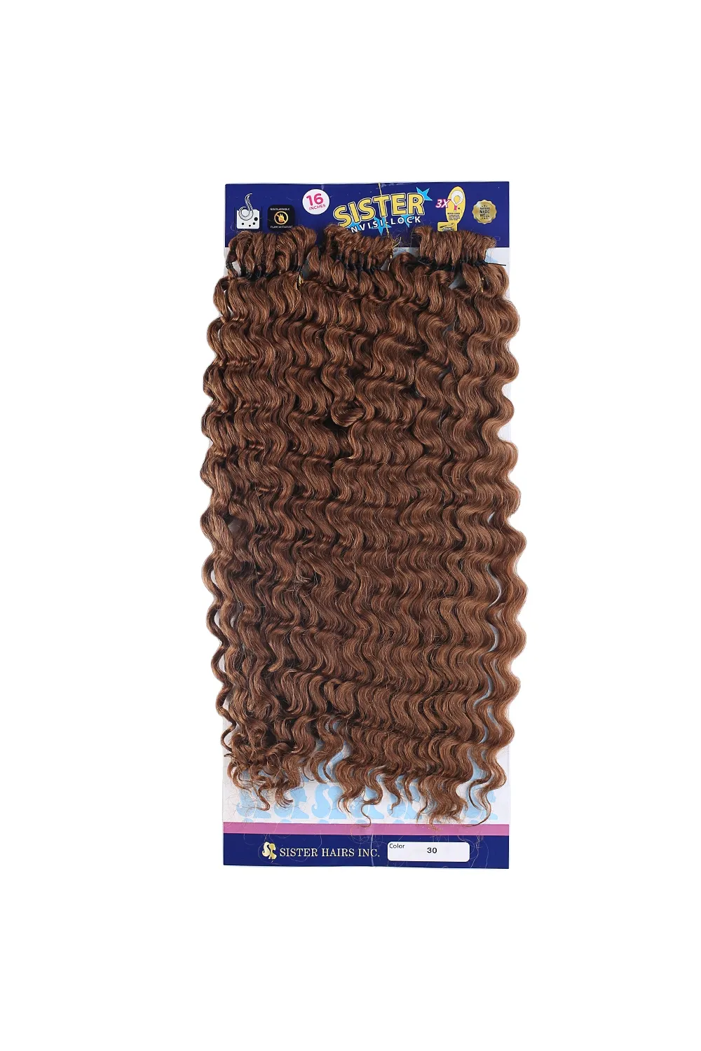 Sister Afro Dalgası Saç - Bakır 30