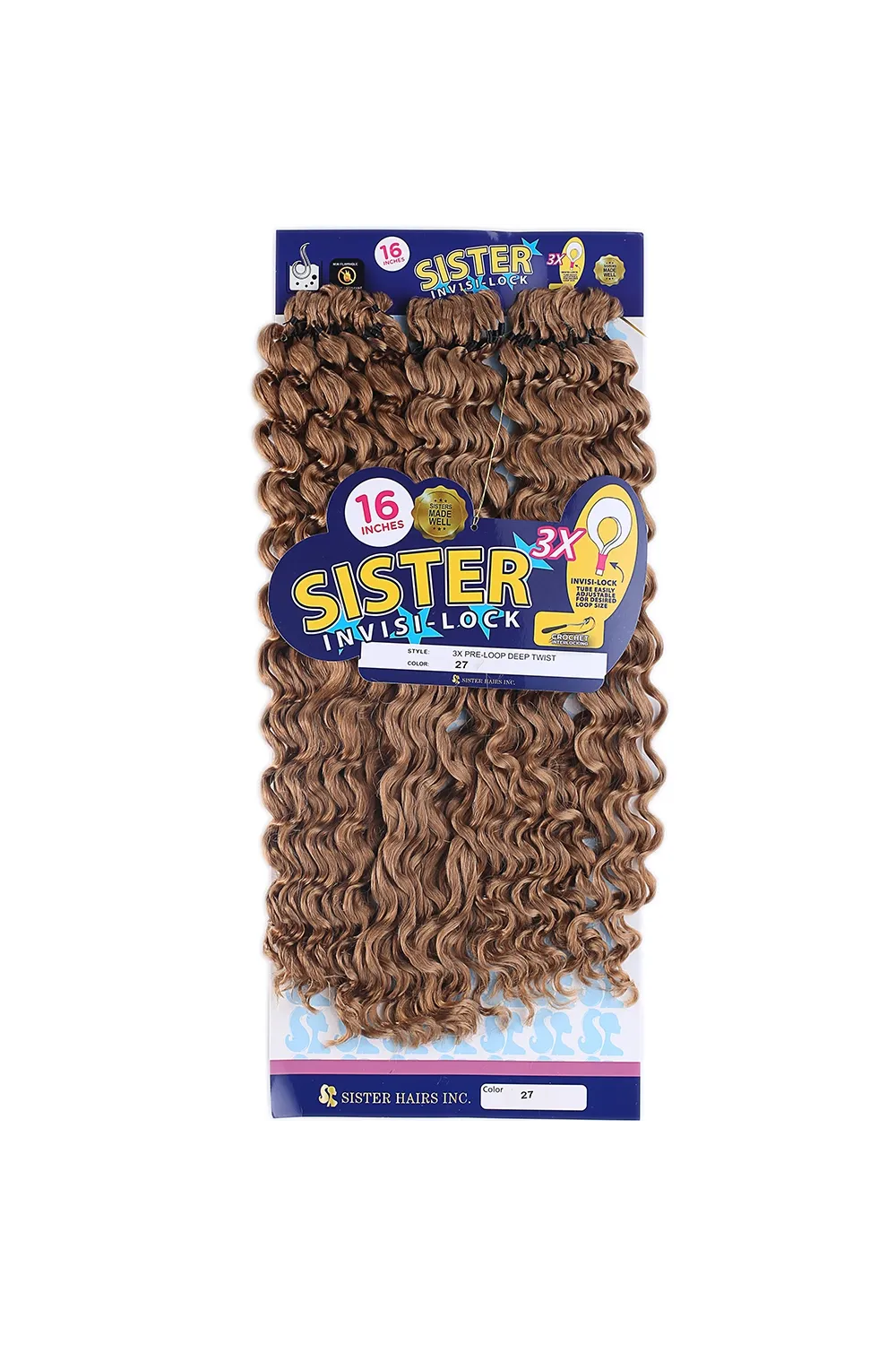 Sister Afro Dalgası Saç - Karamel 27