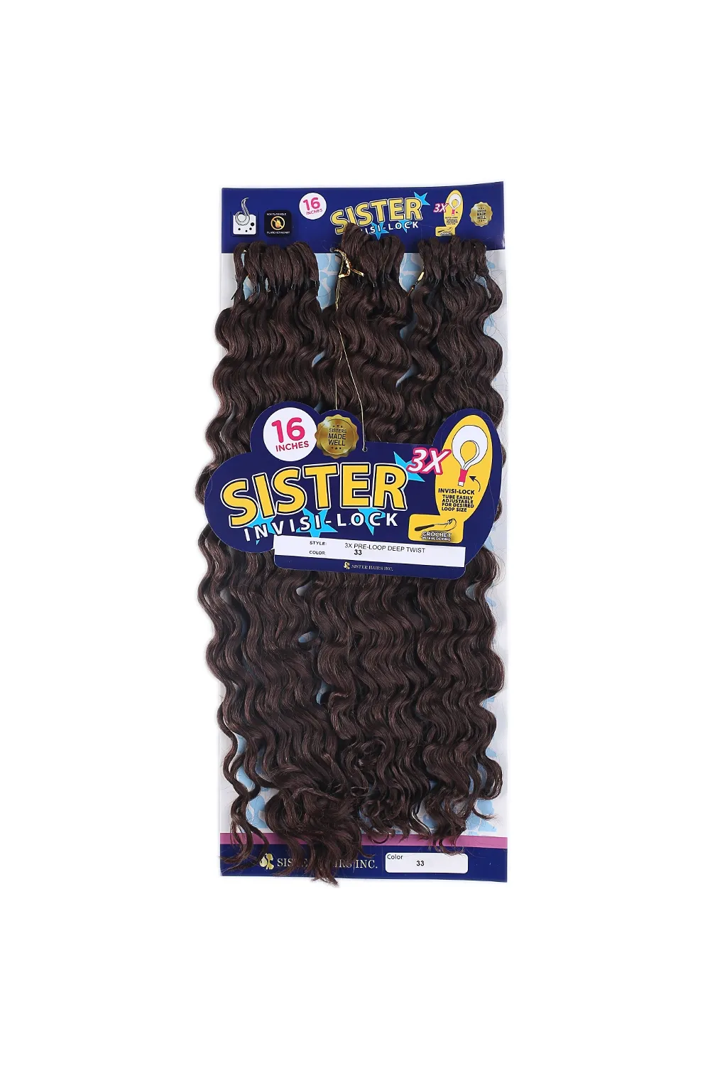 Sister Afro Dalgası Saç - Koyu Kahve 33