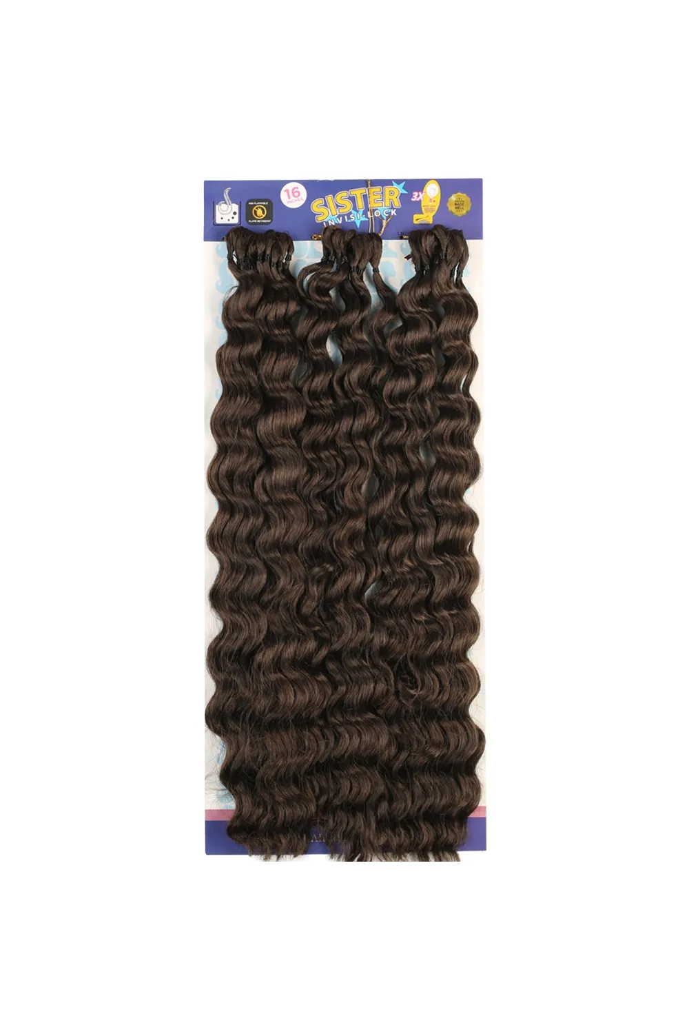 Sister Afro Dalgası Saç - Kumral 6