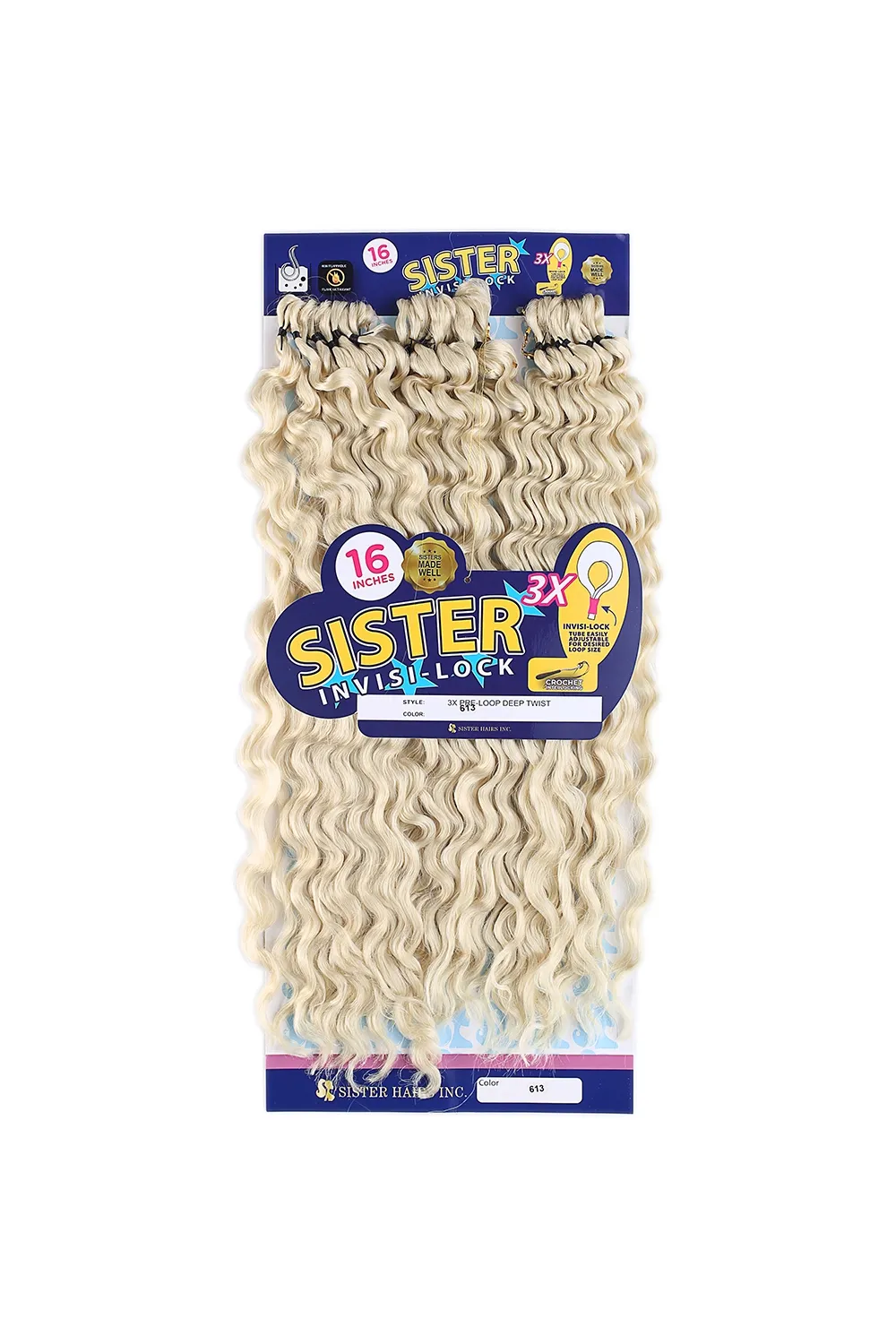 Sister Afro Dalgası Saç - Platin 613