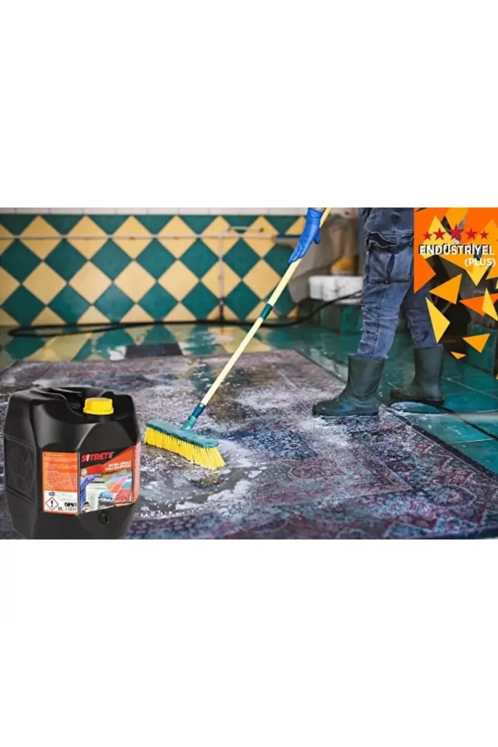 SİTRETT MX Halı Şampuanı Endüstriyel Plus + 20 Kg.