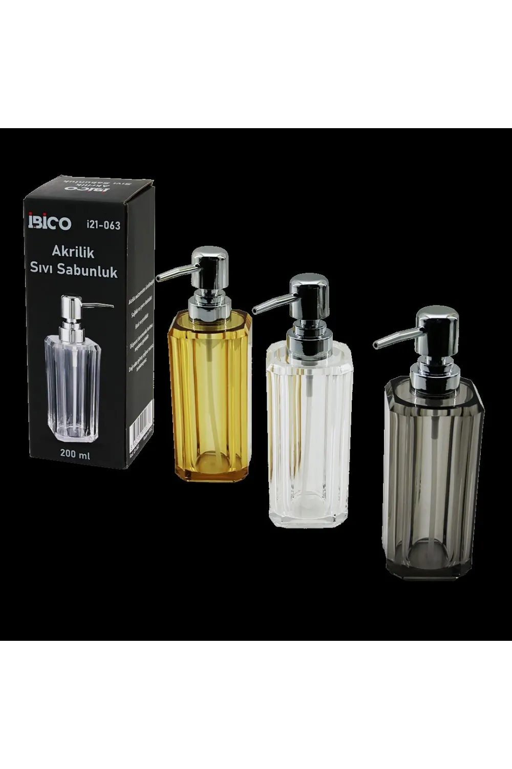 Sıvı Sabunluk 200 ml Akrilik Mika