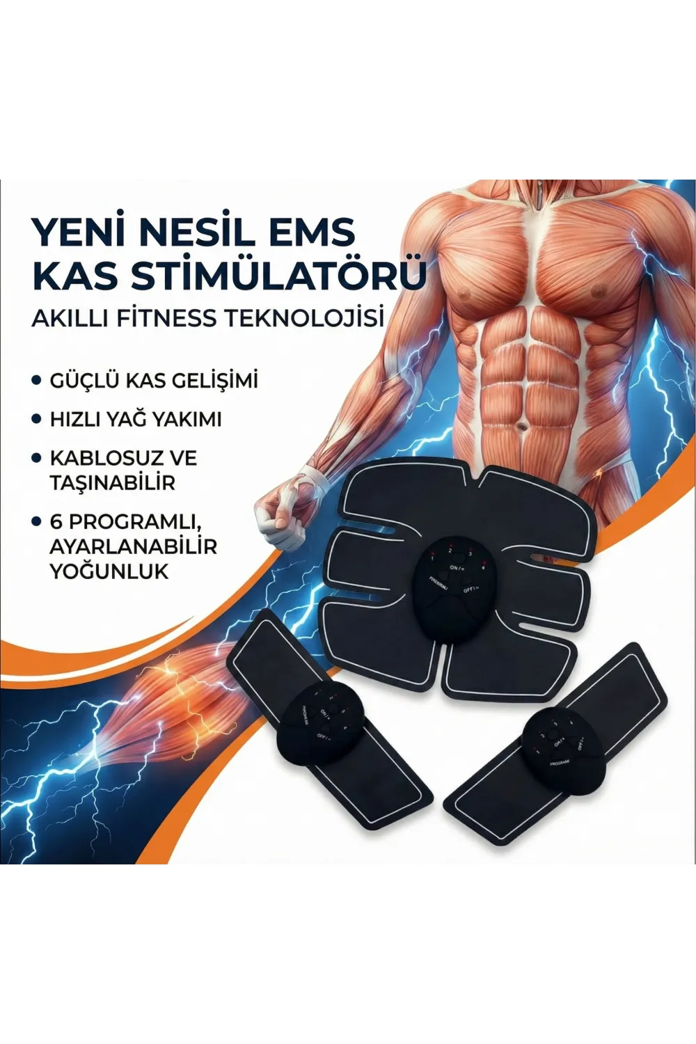 Sixpad Kas Geliştirici Masaj Aleti
