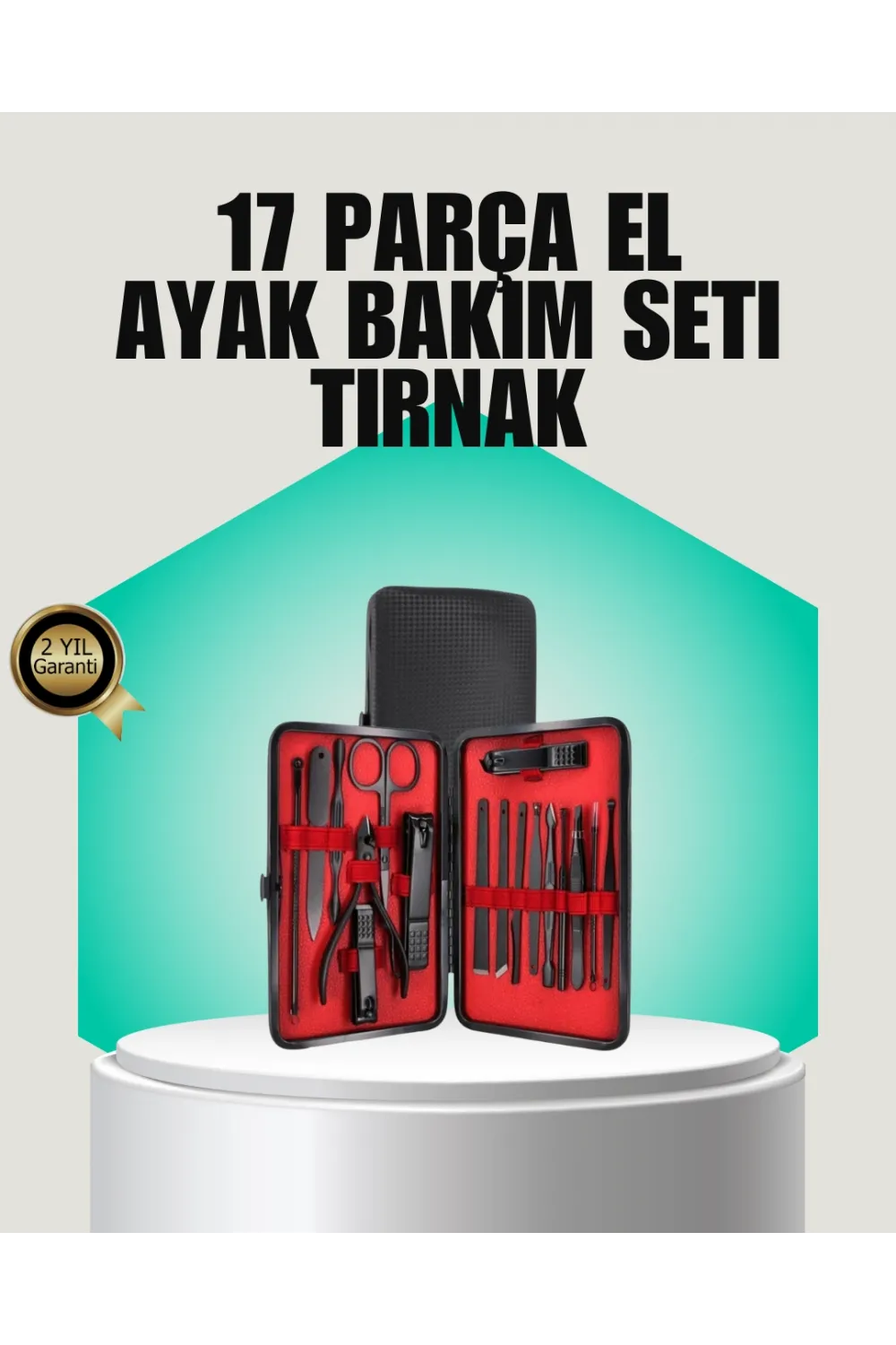 Siyah Kaymaz Teknolojili El Ve Ayak Bakım Seti