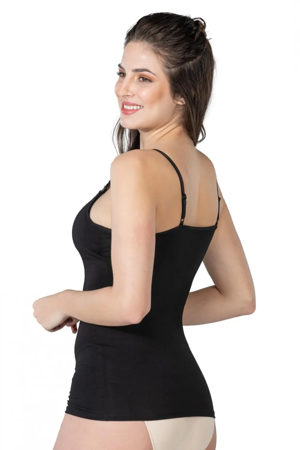 ieg™ SİYAH MI  1413 Modal Cotton Kaplı Emzirme Atlet