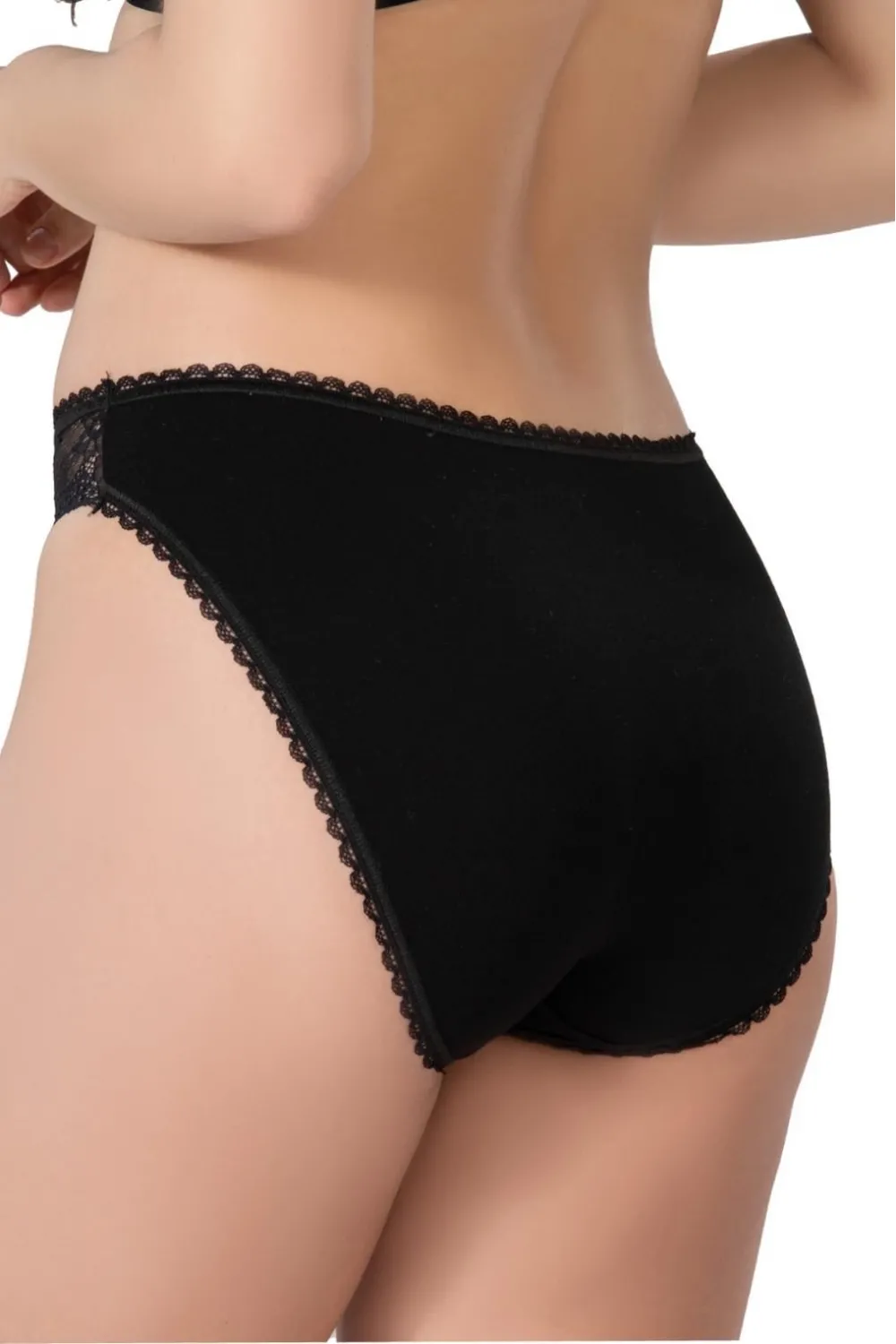 ieg™ SİYAH MI  1444 Modal Cotton Dantelli Külot