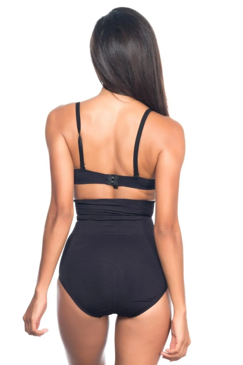 ieg™ SİYAH MI  2079 Yüksek Bel Desenli Double Slip Korse