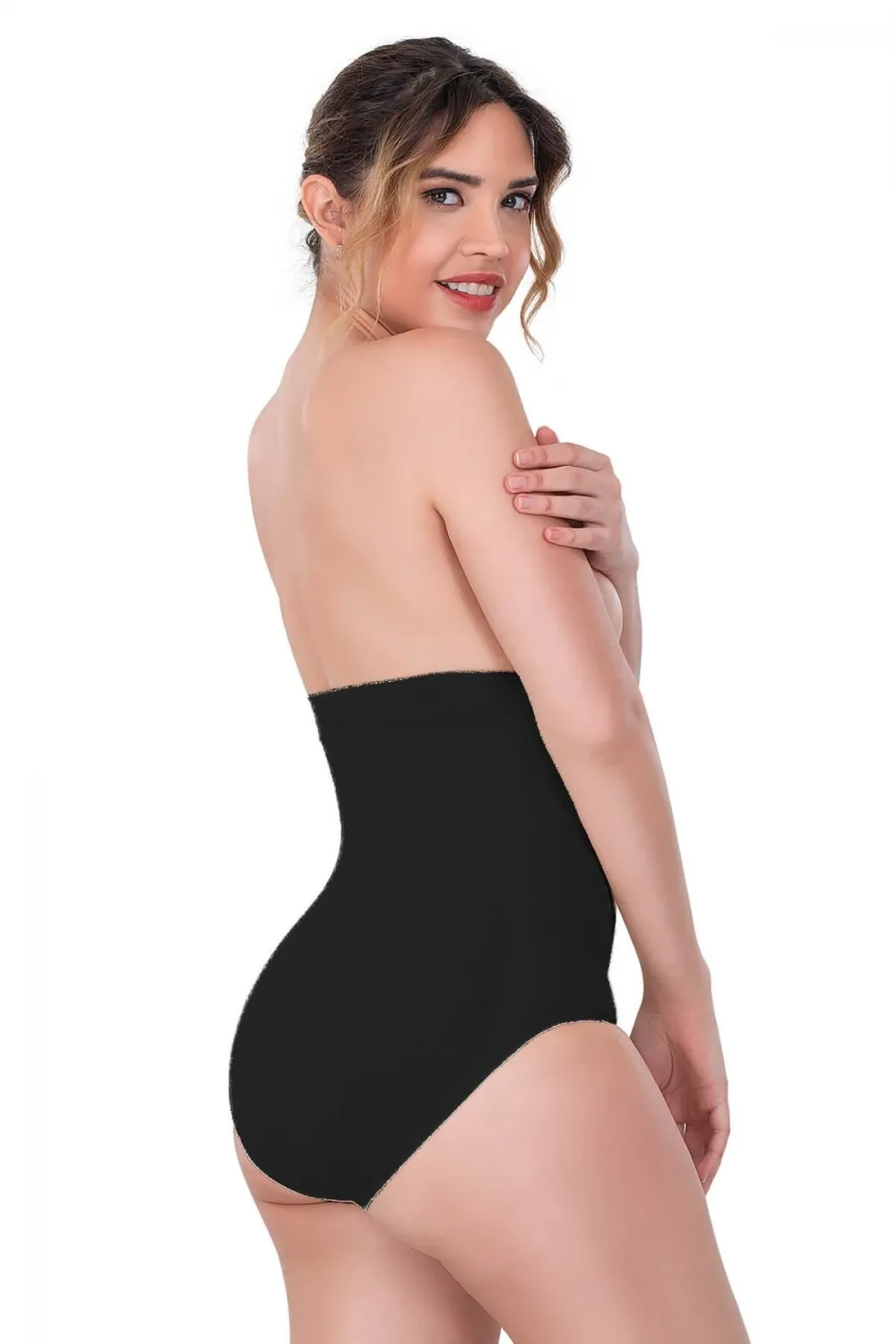 ieg™ SİYAH MI  2080 Yüksek Bel Çıtçıtlı Slip Korse