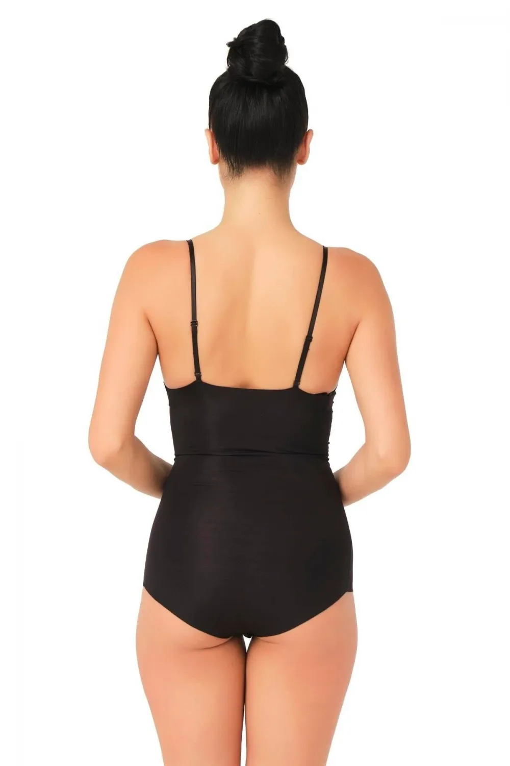 ieg™ SİYAH MI  2723 Lazer Kesim Göğsü Açık Slip Korse