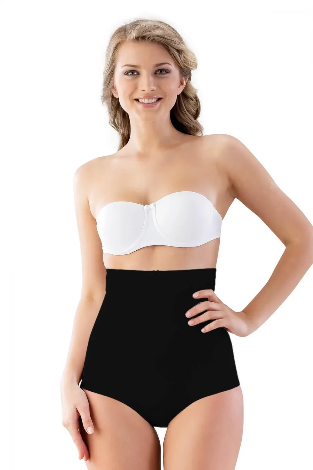 ieg™ SİYAH MI  2813 Yüksek Bel Slip Lazer Korse