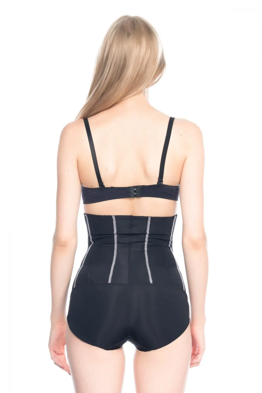ieg™ SİYAH MI  2886 Yüksek Bel Tül Slip Lazer Korse