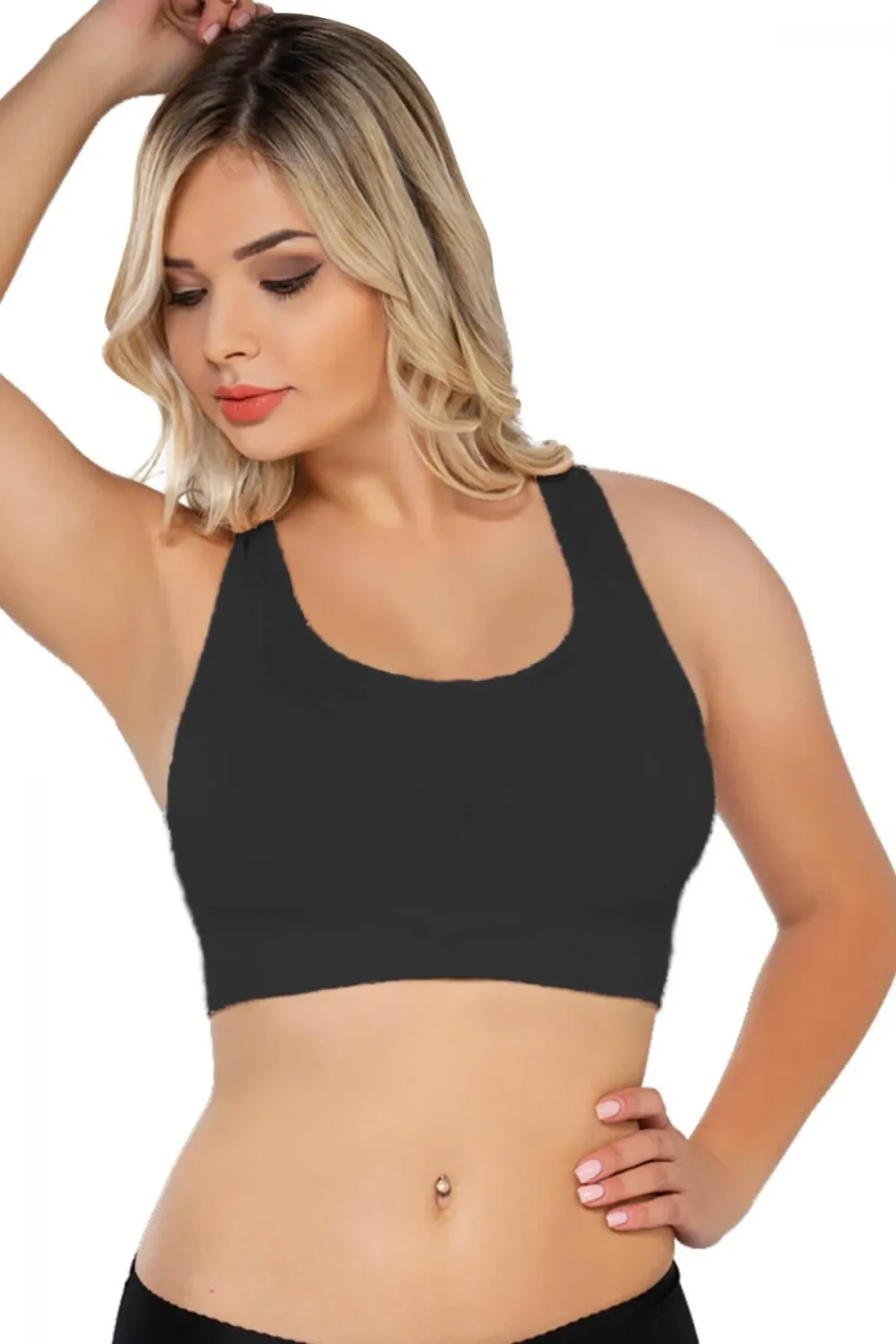 ieg™ SİYAH MI  4027 Seamless Tül Pedli Toparlayıcı Büstiyer