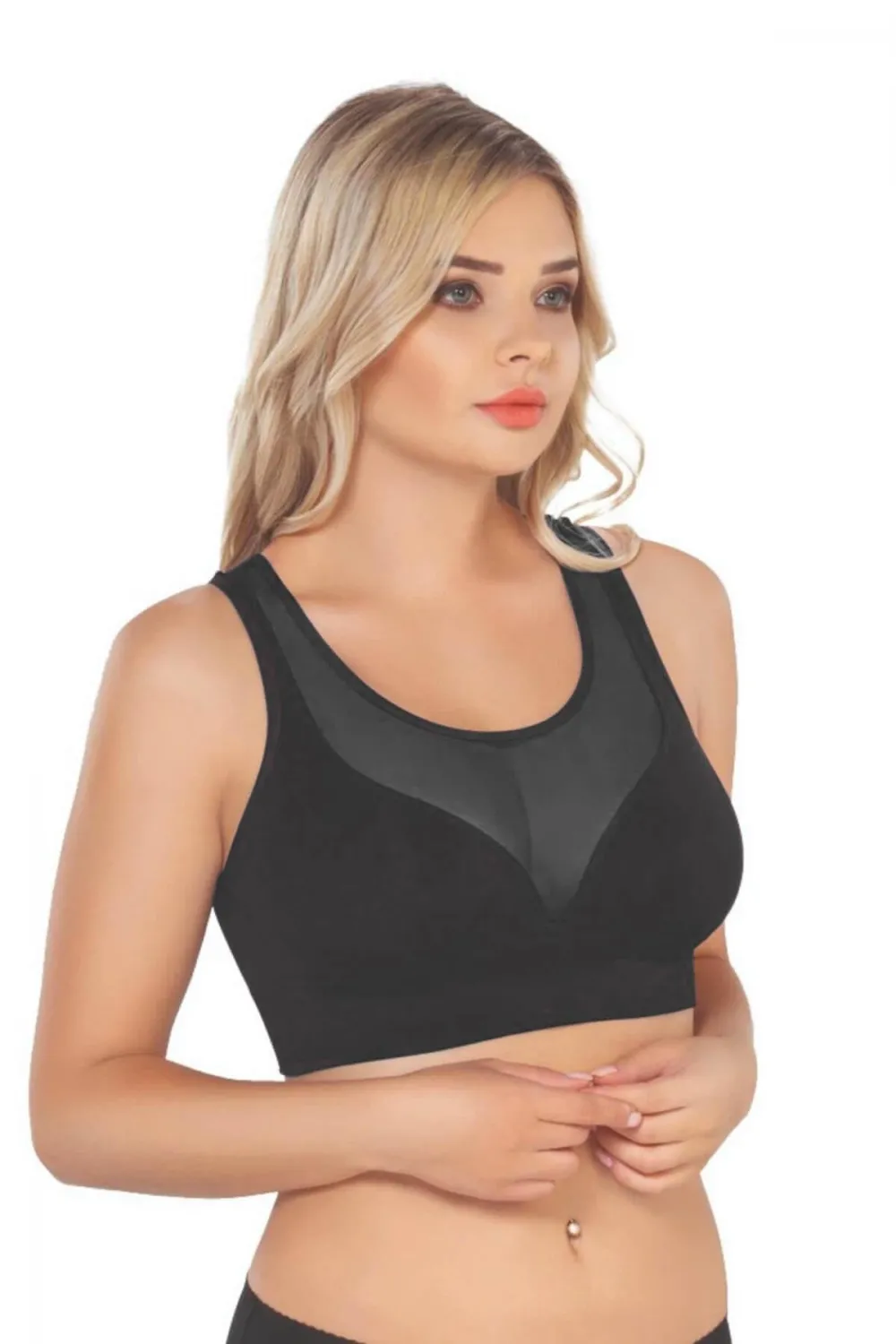ieg™ SİYAH MI  4028 Seamless Tül Toparlayıcı Büstiyer