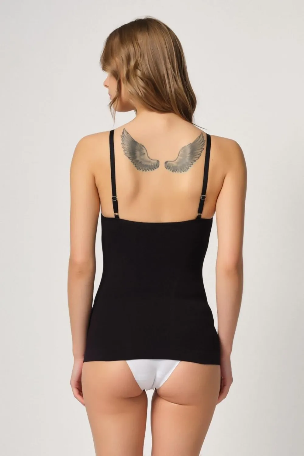ieg™ SİYAH MI  5038 İp Askılı Fantazi Atlet Korse