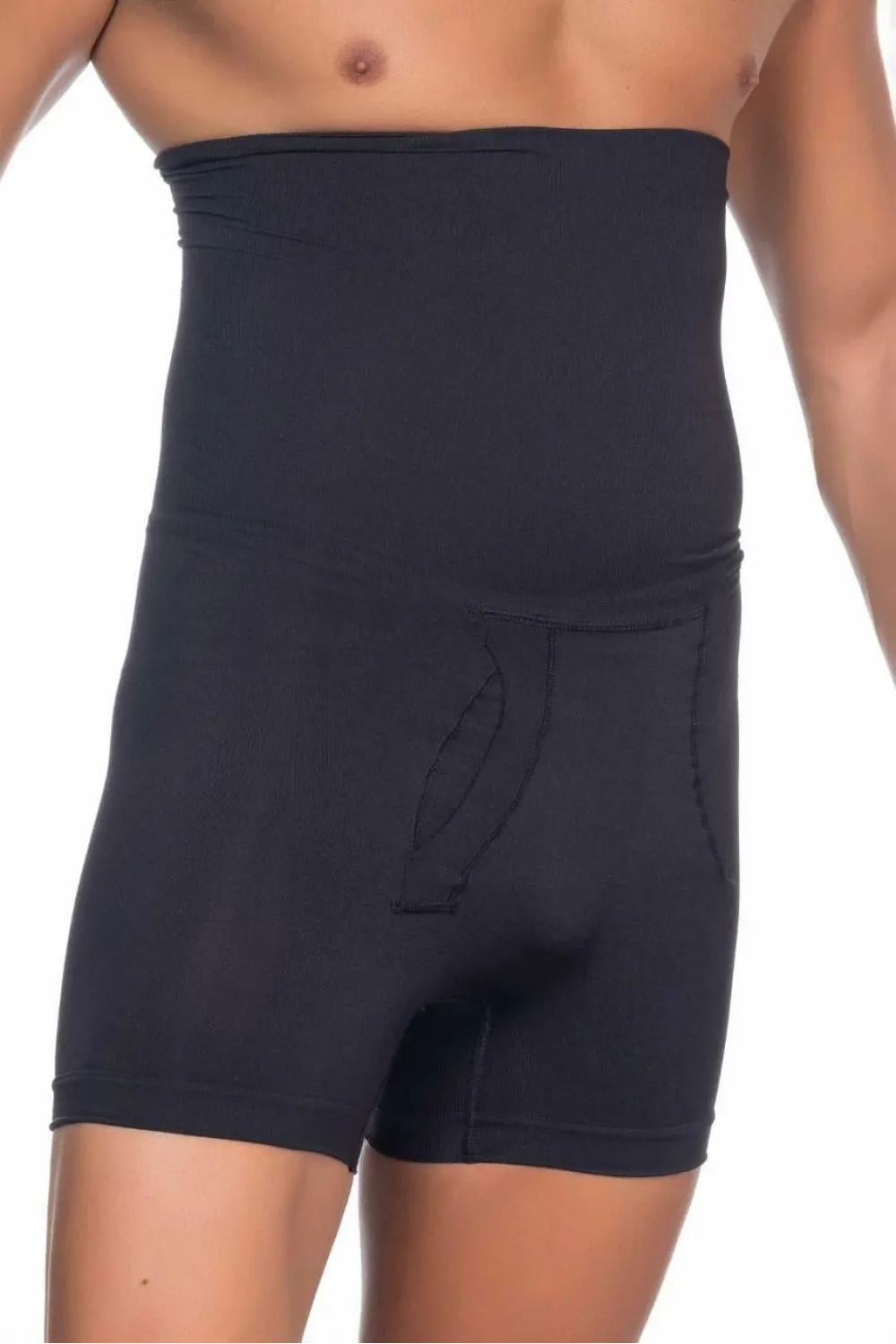 ieg™ SİYAH MI  E1005 Erkek Yüksek Bel Double Boxer Korse