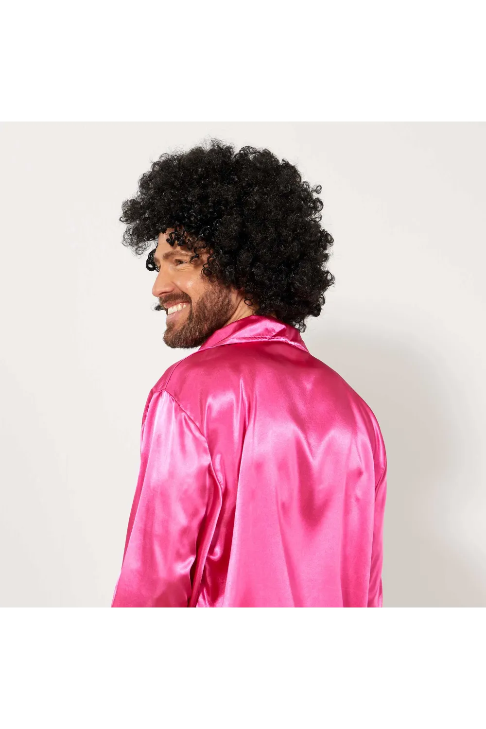 Siyah Renk Kıvırcık Afro Bonus Peruk