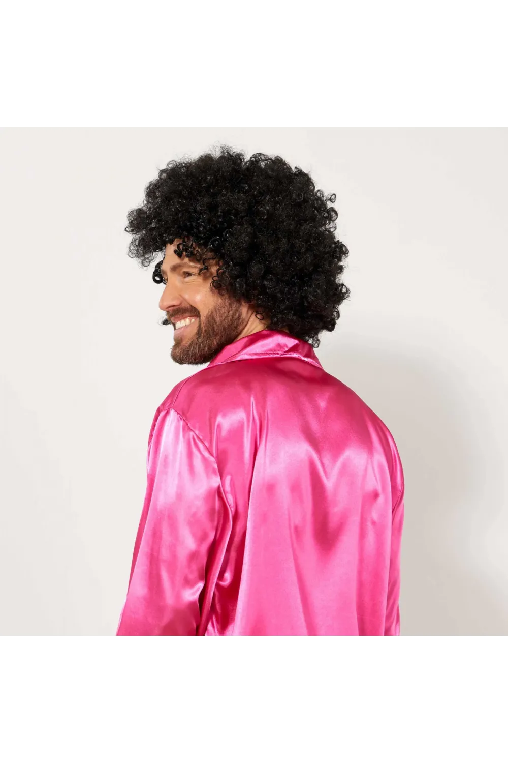 Siyah Renk Kıvırcık Afro Bonus Peruk