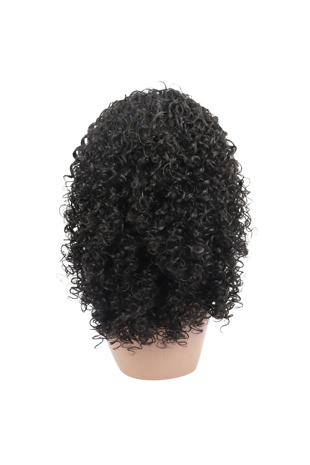 Siyah Yoğun Dalga Afro Dalga Tül Peruk