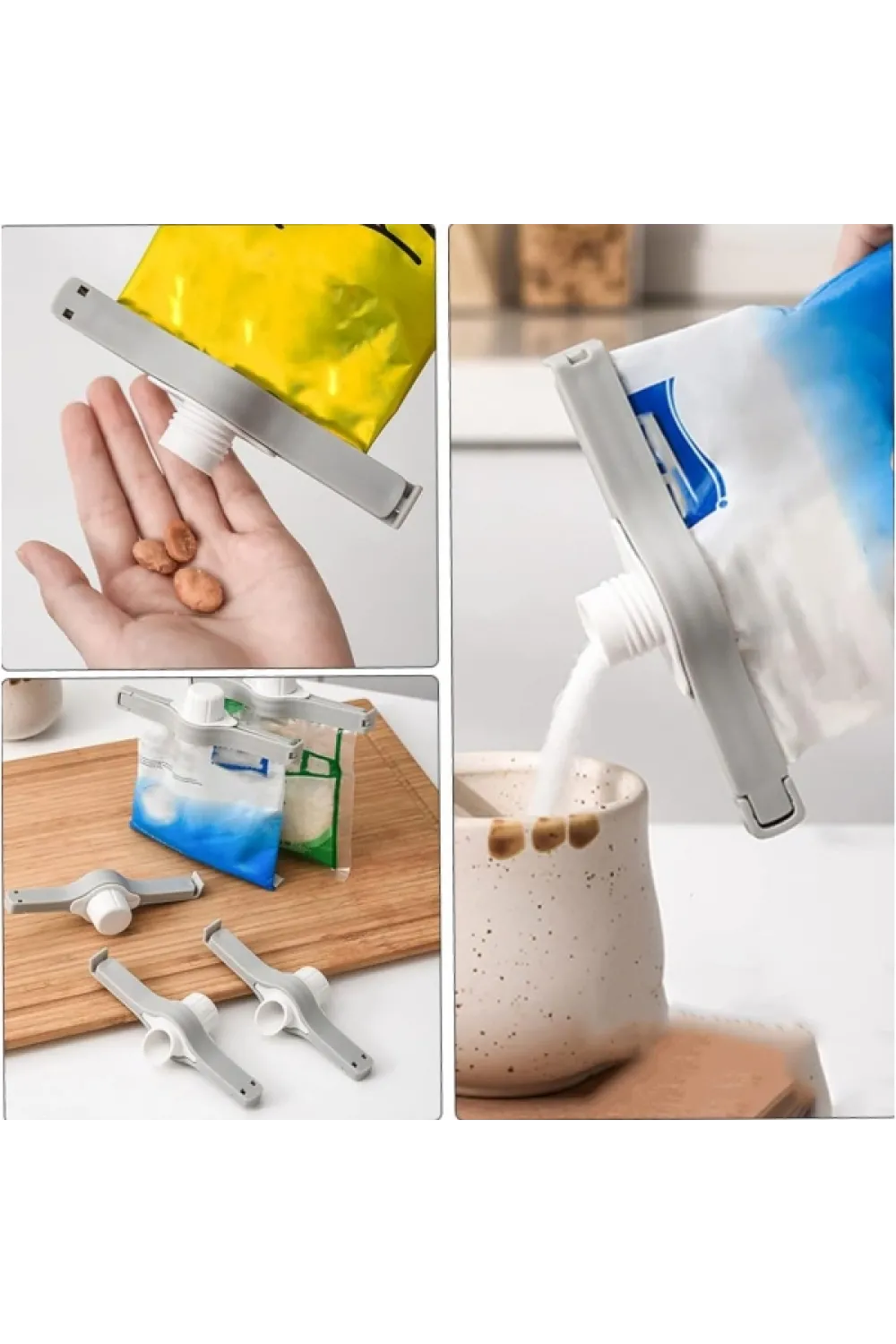 Sızdırmaz Gıda Saklama Klipsi