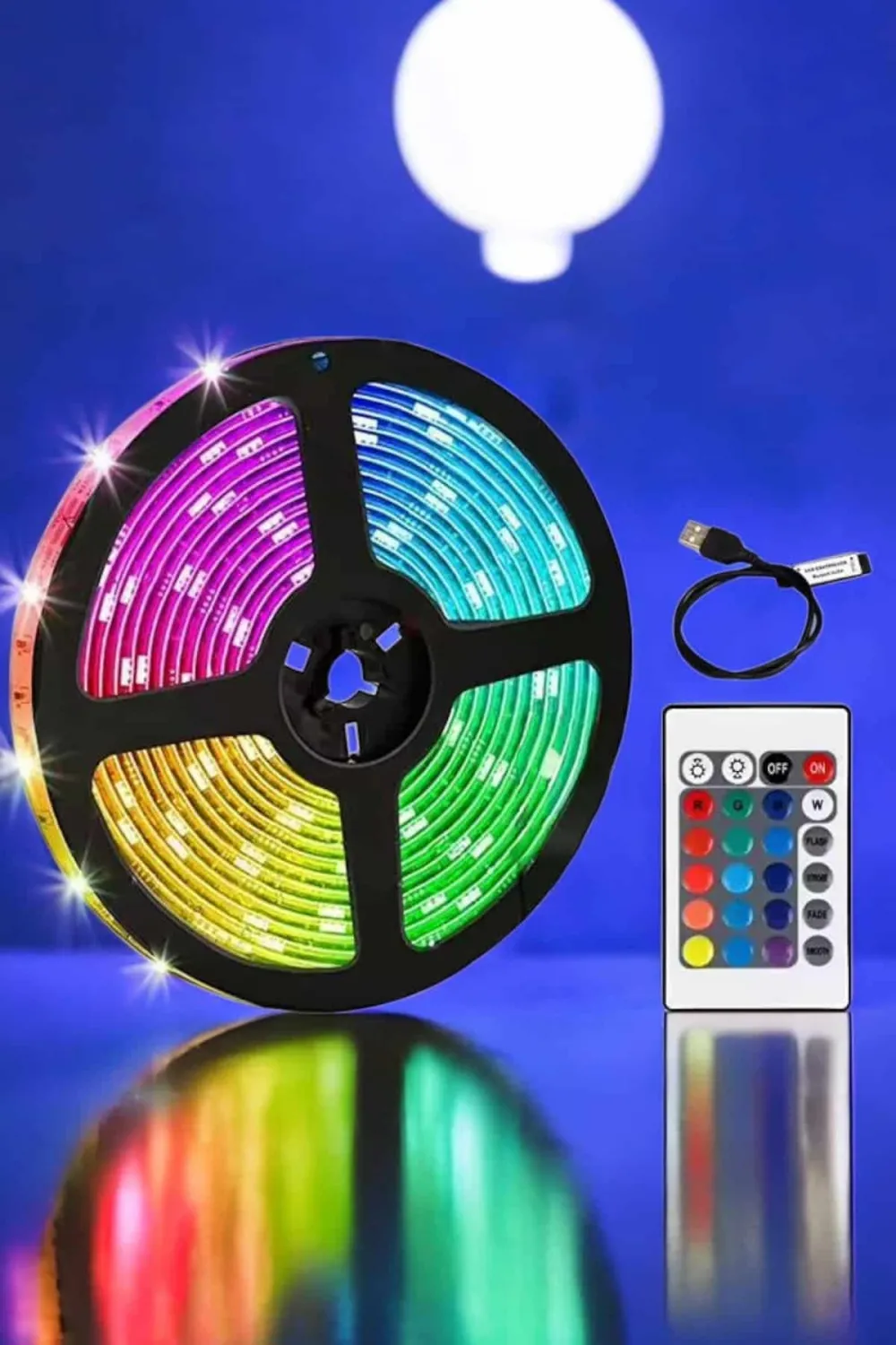 Smart Şerit Led Tv Arkası Renkli Kumandalı 10 Metre