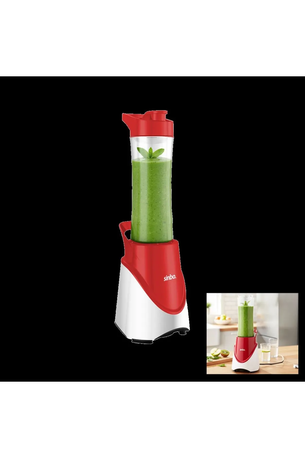 Smoothie Blender 570 ml, 300W, 4 Çelik Bıçak