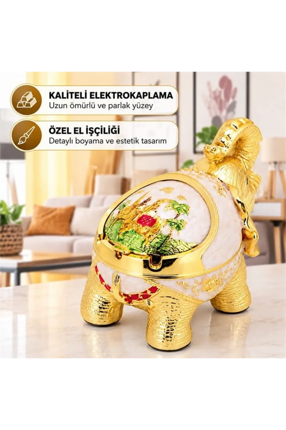 SN-38892 Fil Figürlü Küllük