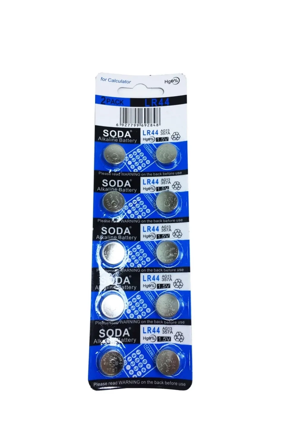 Soda Ag13 Lr44/357 IEGalin 10lu Düğme Pil
